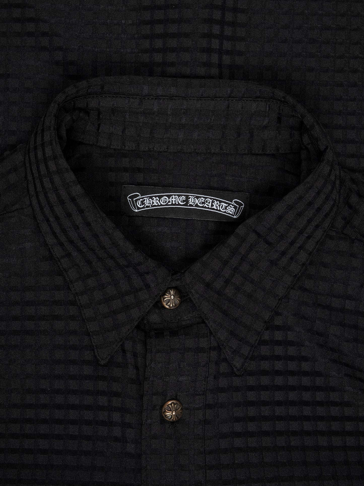 Perforated Camp Button Down Shirt