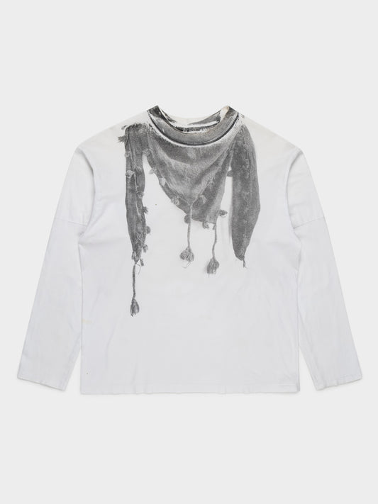 Scarf Long Sleeve Shirt