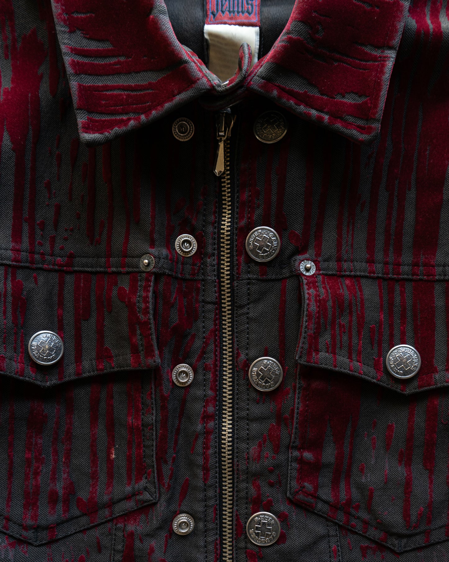 "The Vampyre" Blood Velour Jacket