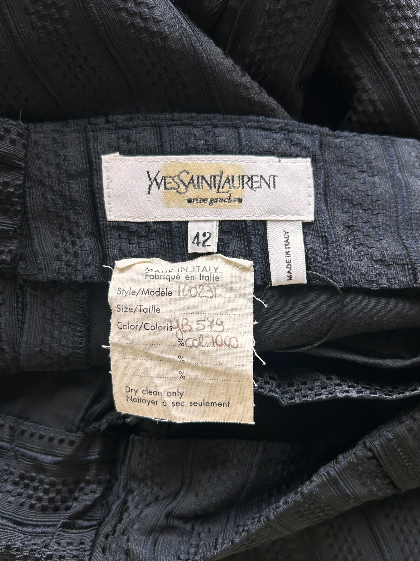 FW03 Rive Gauche Suit Pants