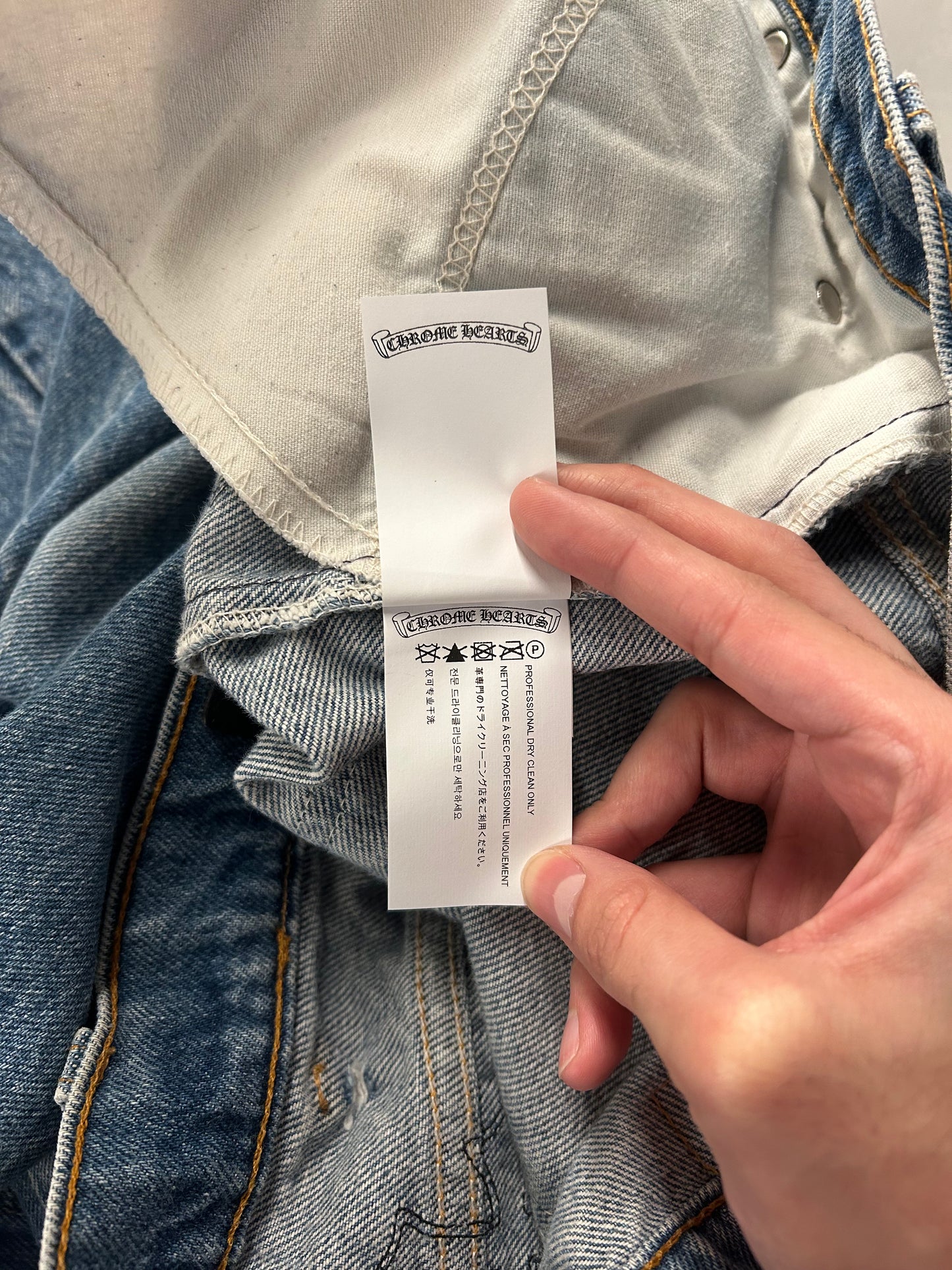 Blue Patched Levis 517