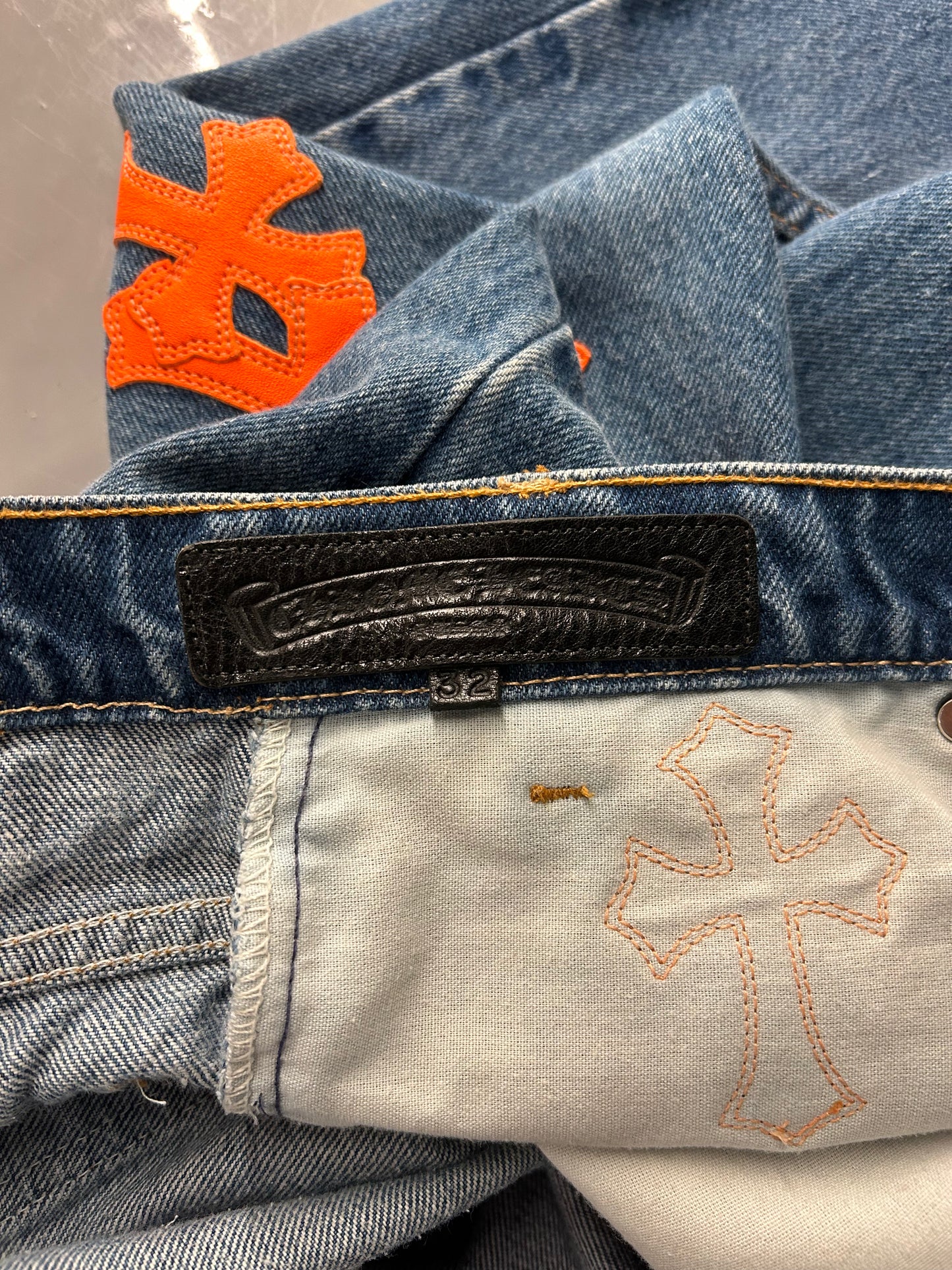 Art Basel Patched Levis