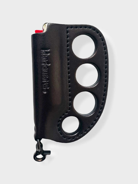 アクセサリー blackmeans LEATHER KNUCKLE LIGHTER CASE BLACKMEANS LEATHER KNUCKLE LIGHTER CASE / BLK - NUBIAN