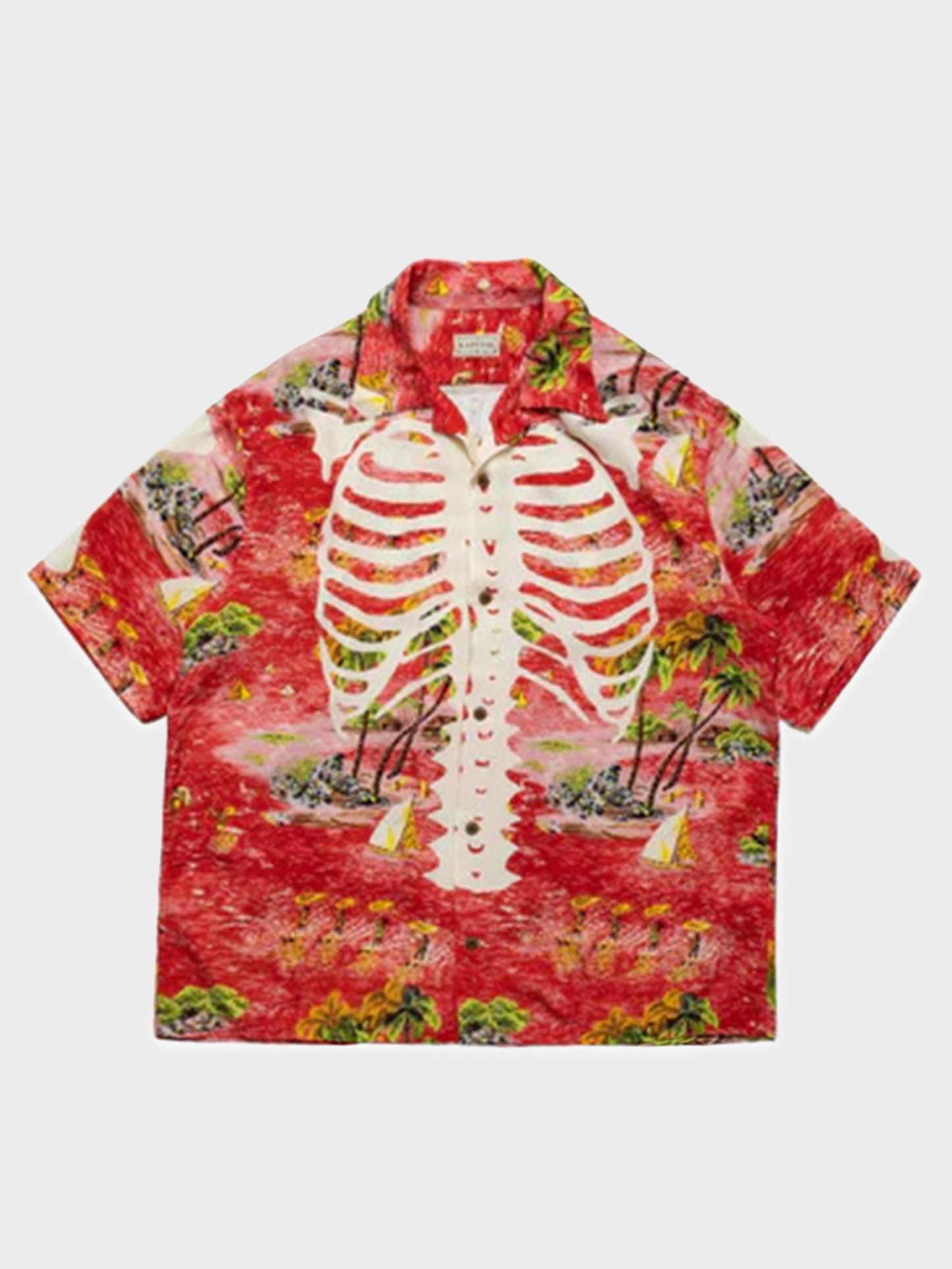 Hawaiian Bones Camp Collar Shirt