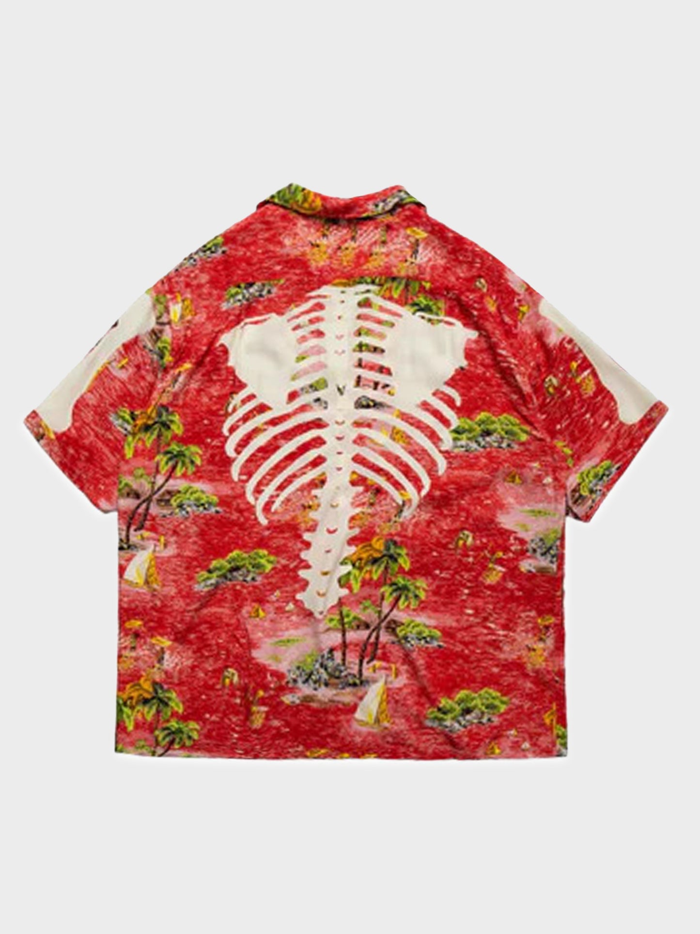 Hawaiian Bones Camp Collar Shirt