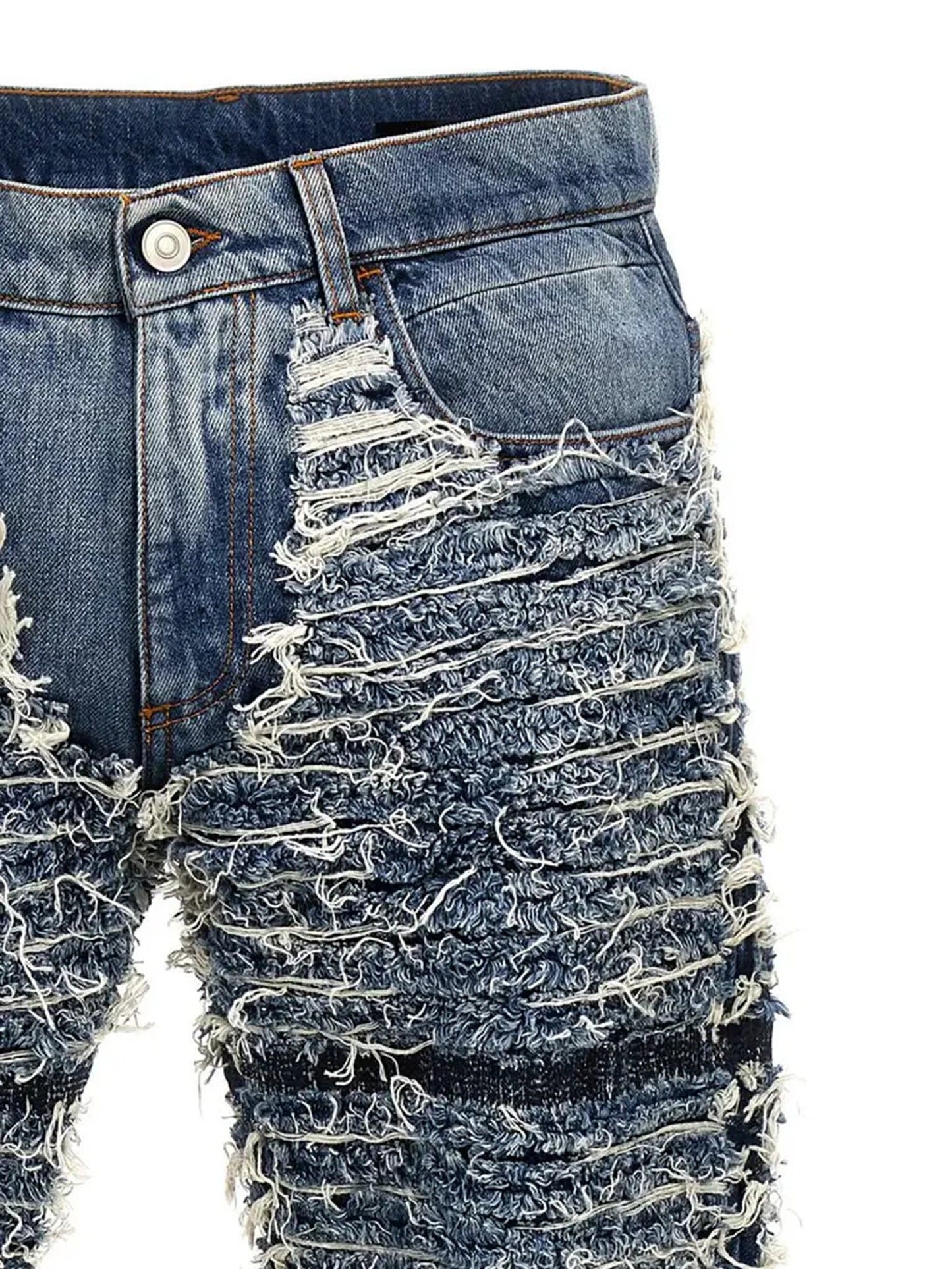 Blackmeans Shredded Jeans