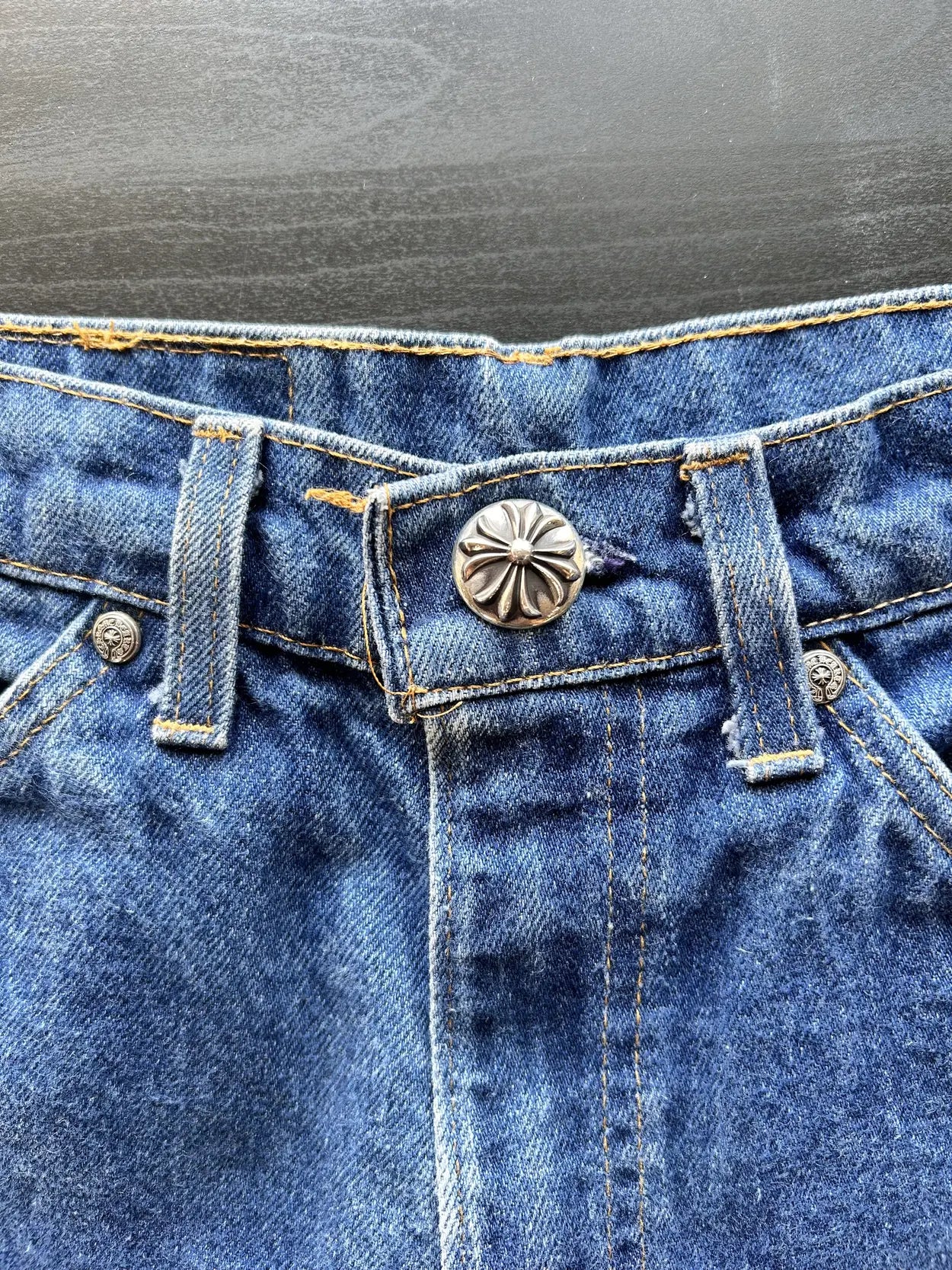 Classic Levi’s Patched Jeans