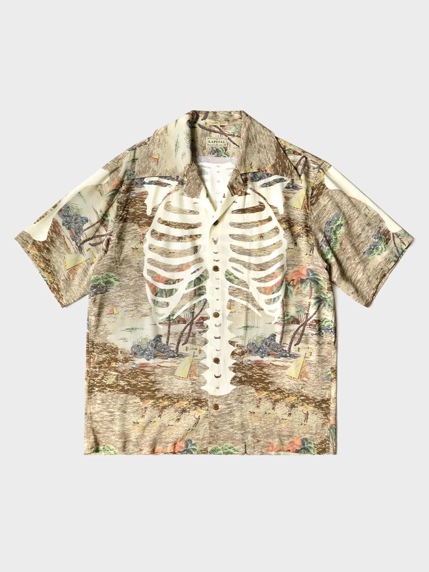 Hawaiian Bones Camp Collar Shirt