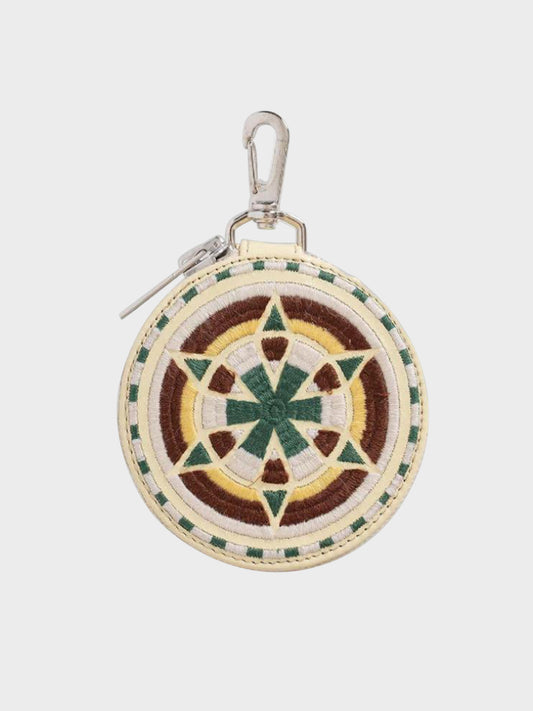 1/50 Tan & Green Coin Pouch