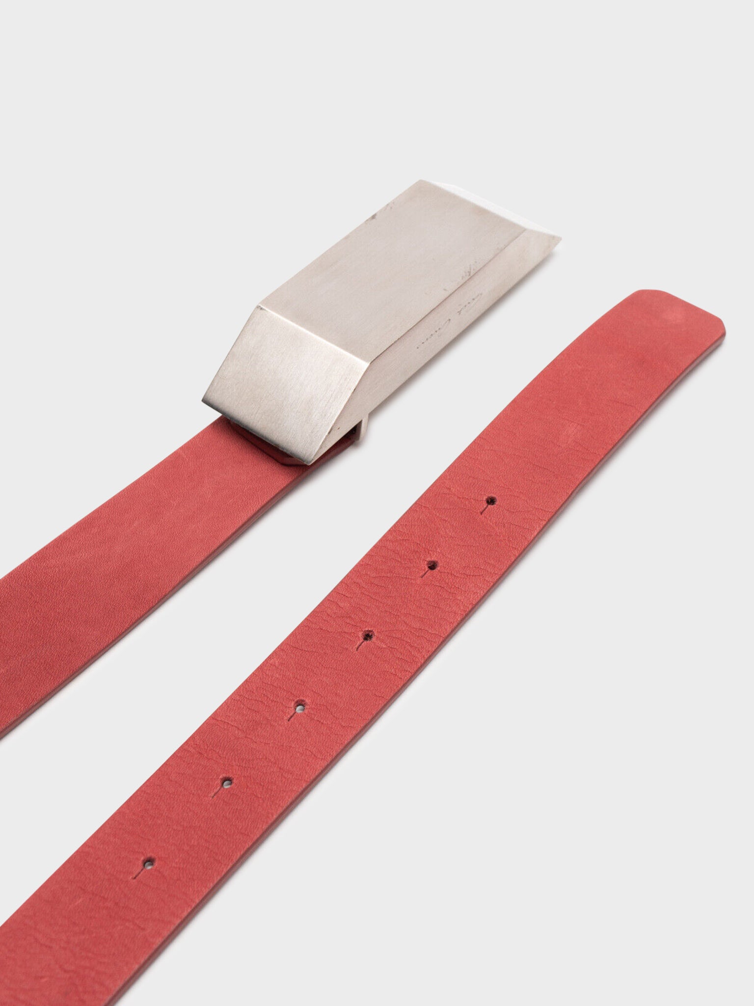 Rick Owens: Beveled Leather Belt | Groupie