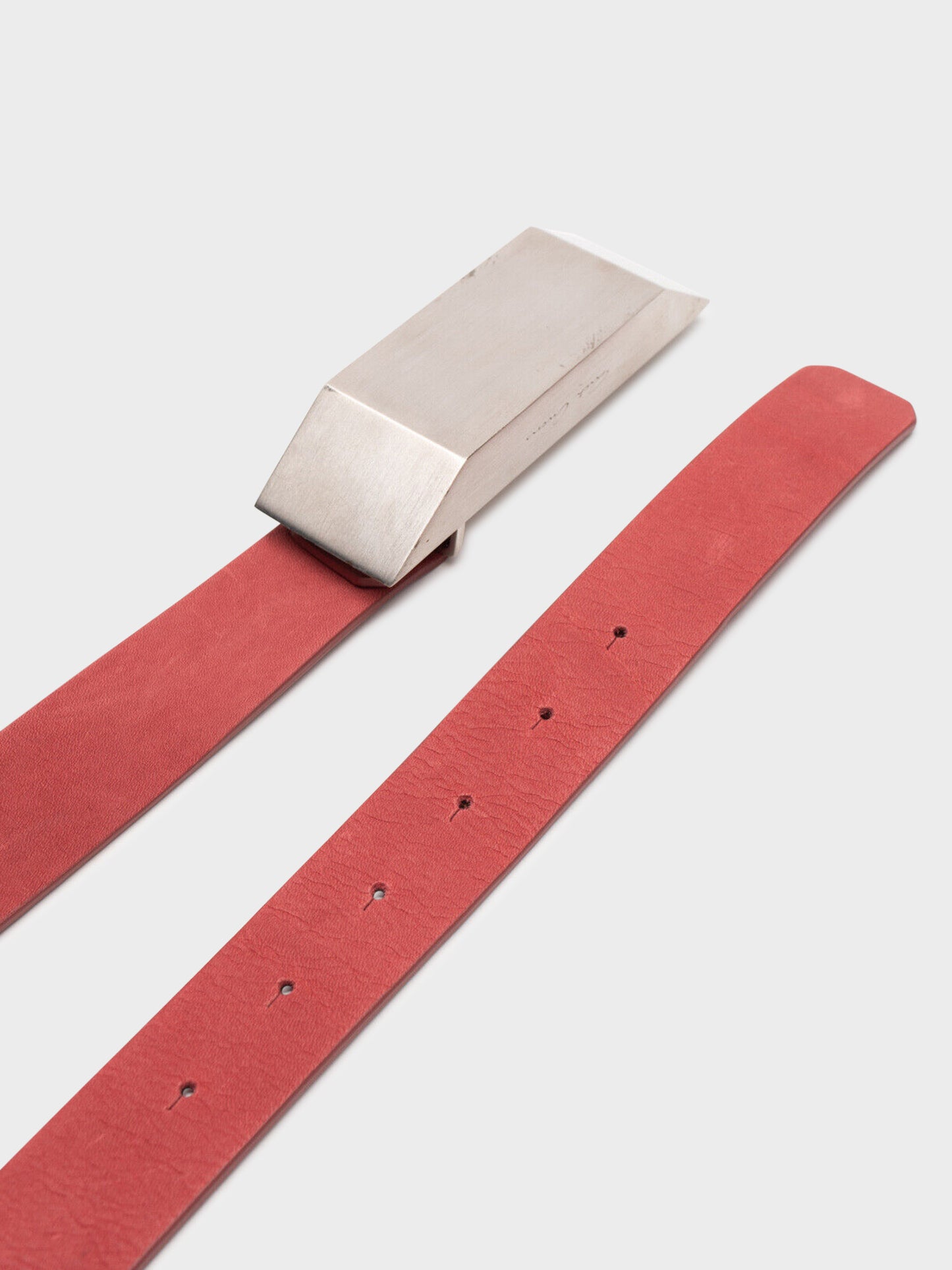 Beveled Leather Belt