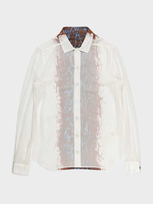 'Performa' Patterned Button Up Shirt