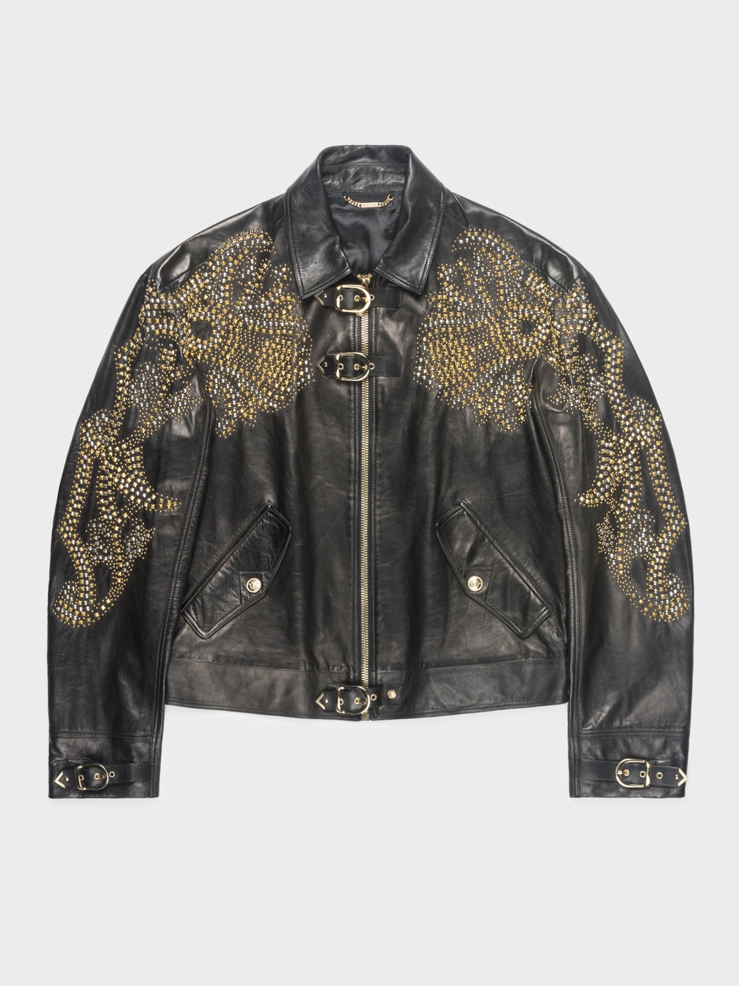 Gold deals studded jacket