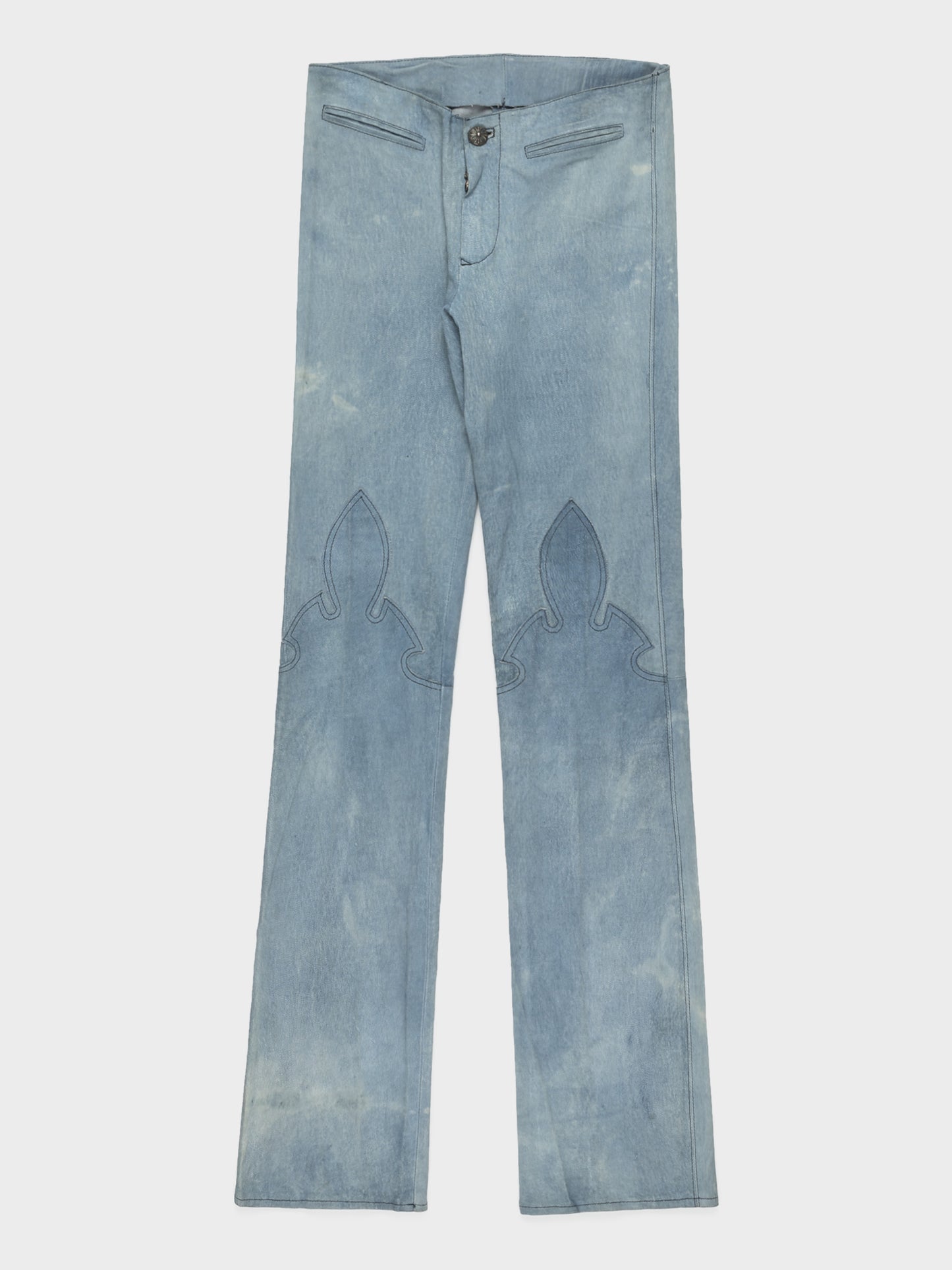 Leather Le Fleur Trousers