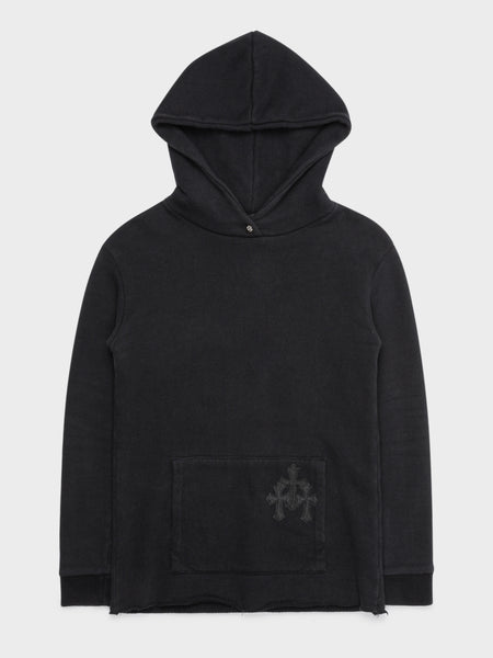Chrome Hearts: Leather Patch Hoodie | Groupie