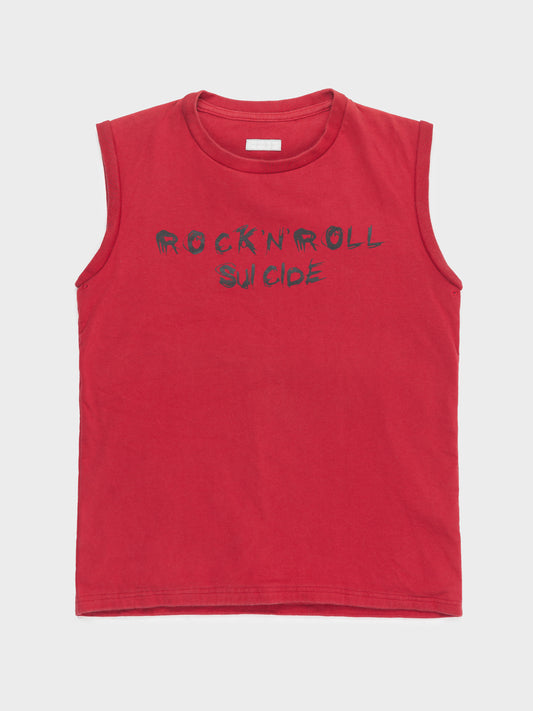 'Rock N Roll Suicide' Padded Sleeveless T-Shirt