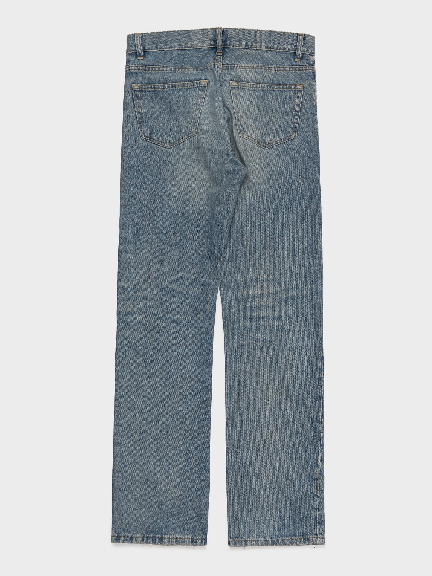 Vintage Faded Blue Denim