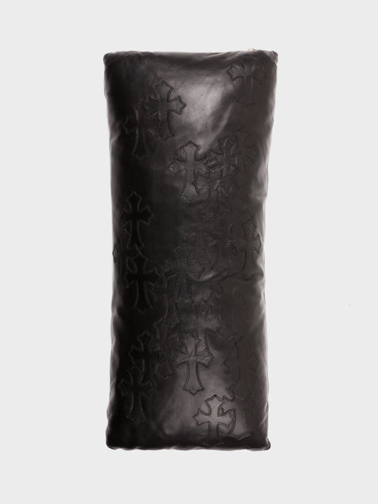Leather Patched Body Pillow