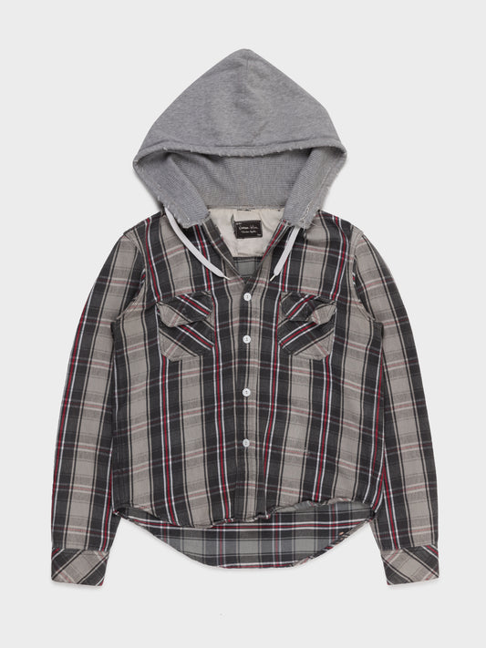 Hybrid Flannel Hoodie