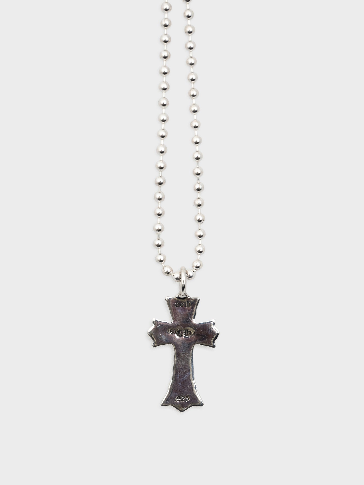 Double on sale cross pendant