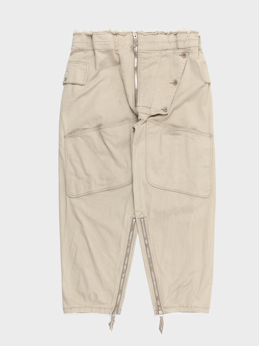 Belted Moto Pants Maison Margiela