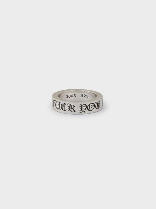 6MM FUCK YOU Ring - Groupie