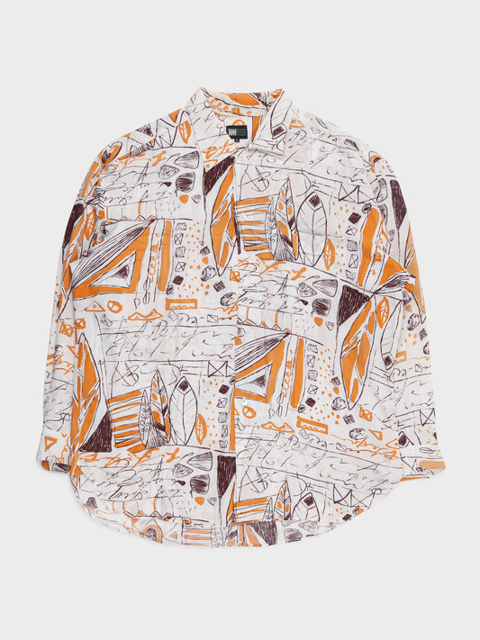 Scribble Button Up