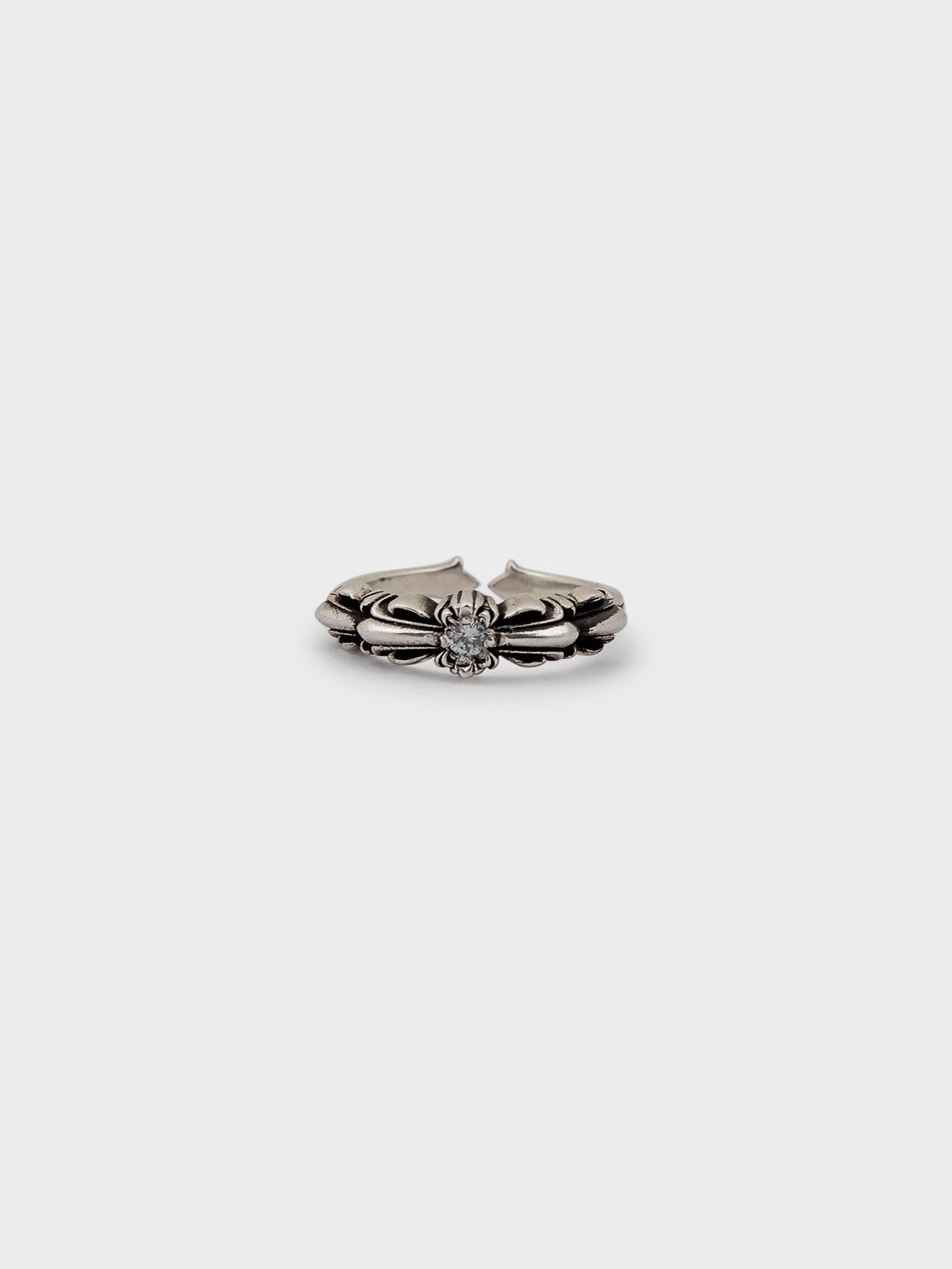Diamond Baby Double Floral Ring