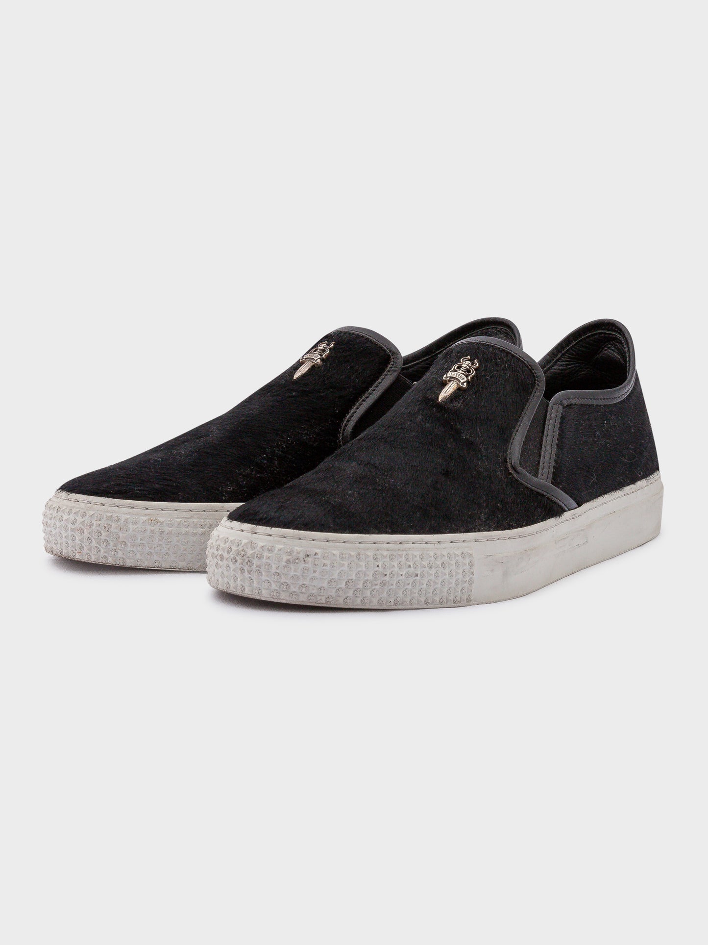 Pony Hair Slip Ons - Groupie