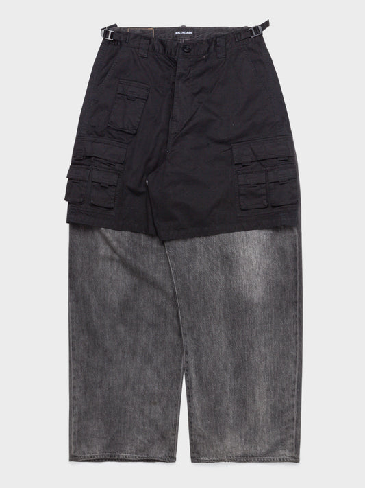 Hybrid Cargo Jeans Balenciaga