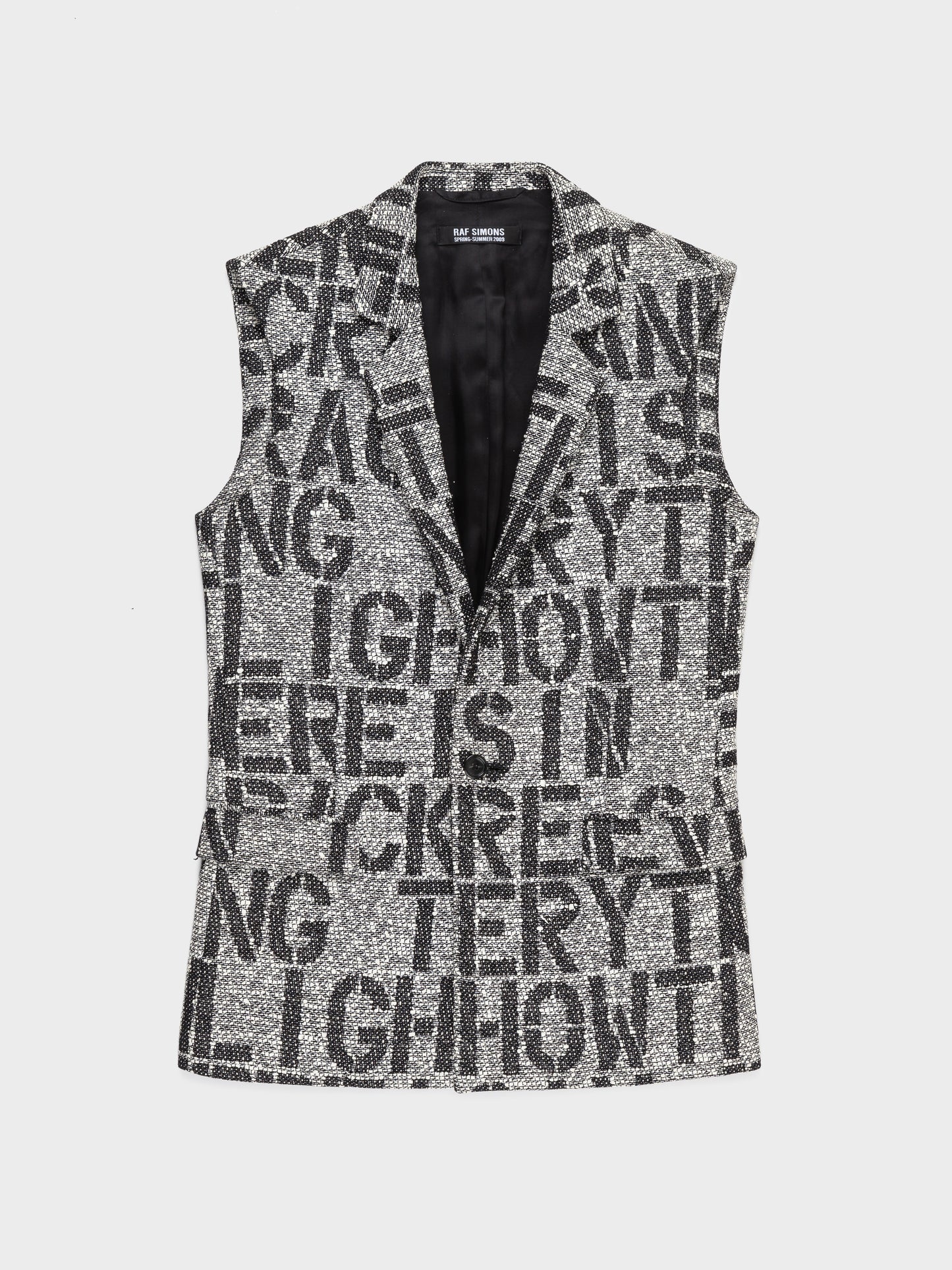 Christopher Wool Textured Vest