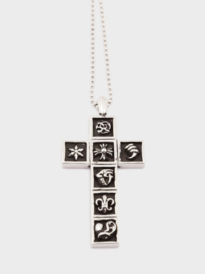Framed Charm Cross Pendant