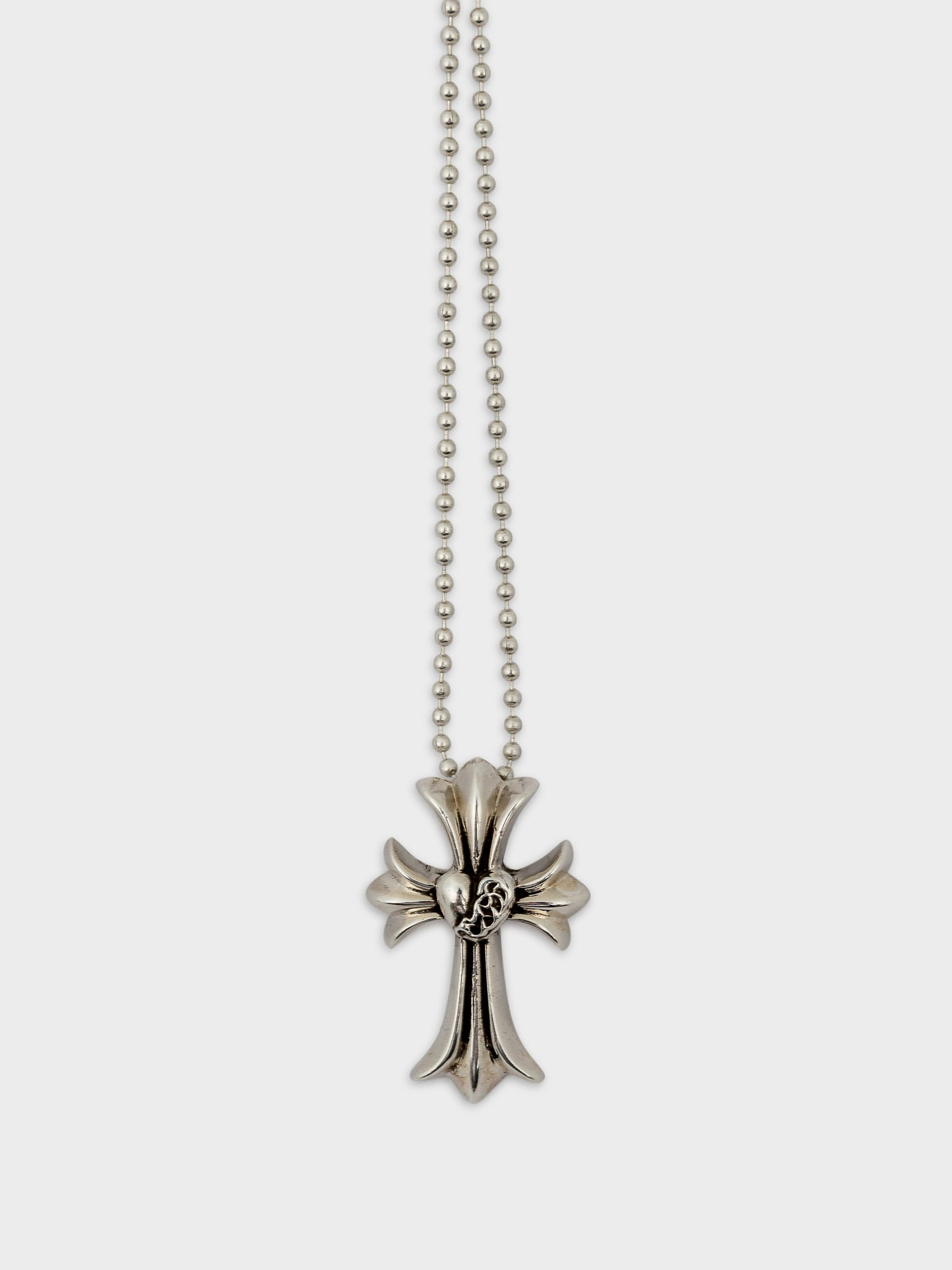 Large Heart Cross Pendant