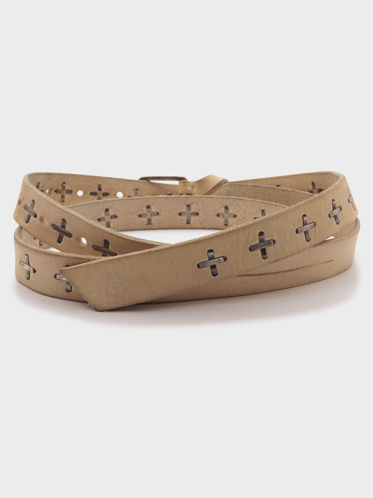 Silver Cross Staple Belt - Groupie