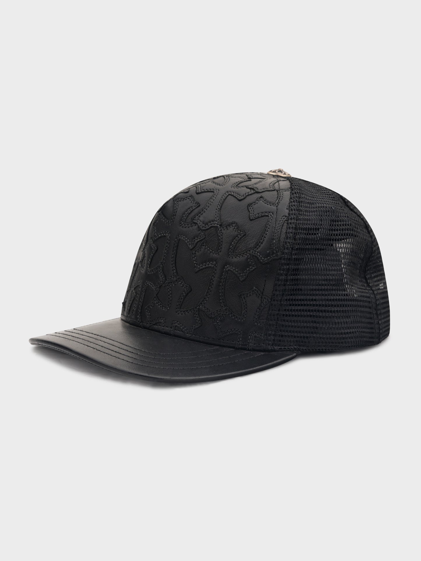 Leather Patched Trucker Hat