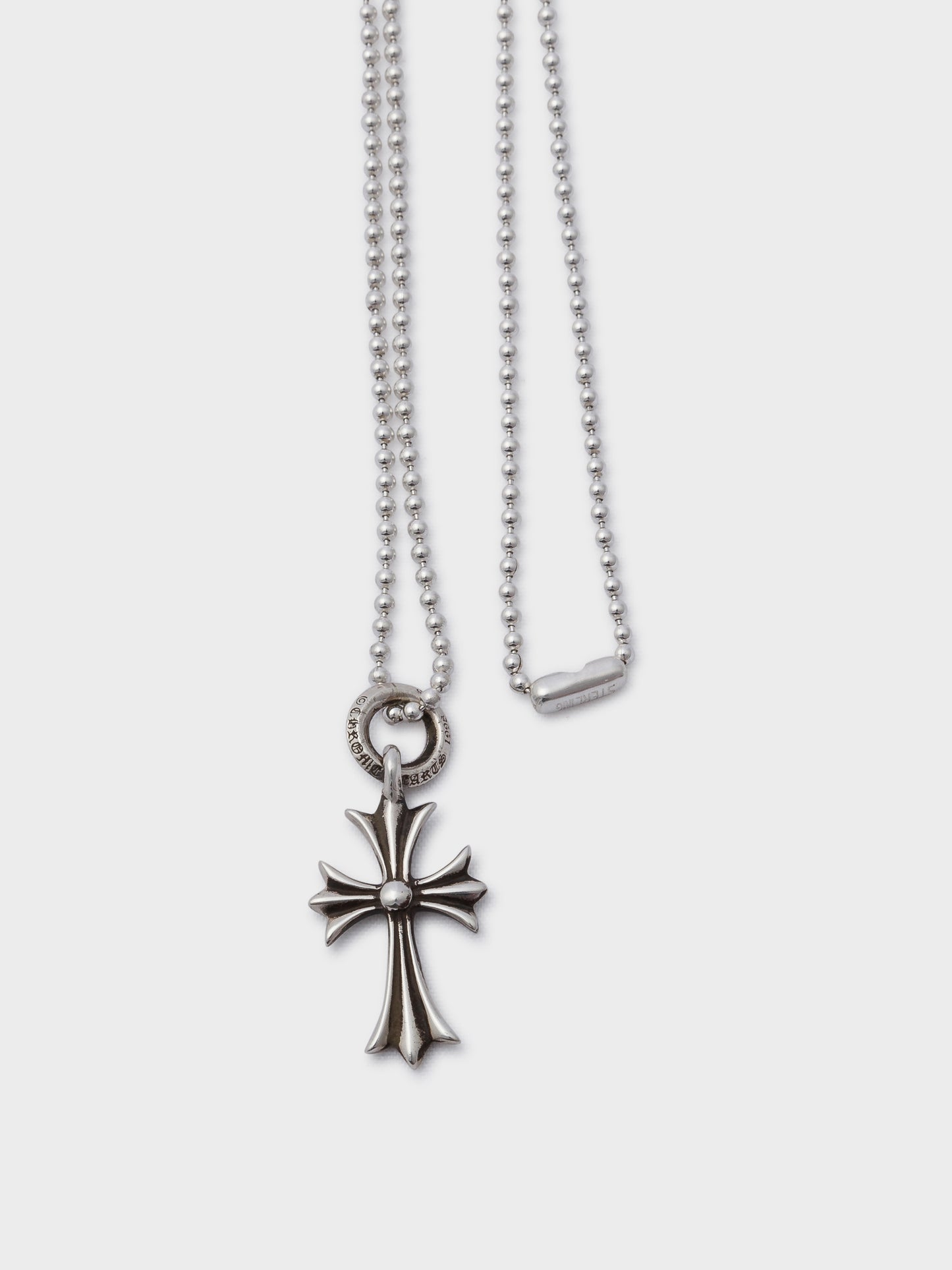 Tiny CH Cross Pendant