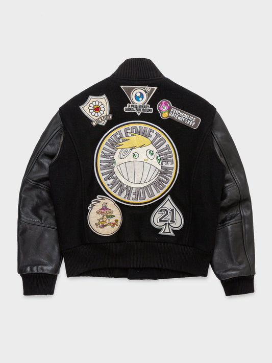 Patchwork Varsity Jacket Issey Miyake