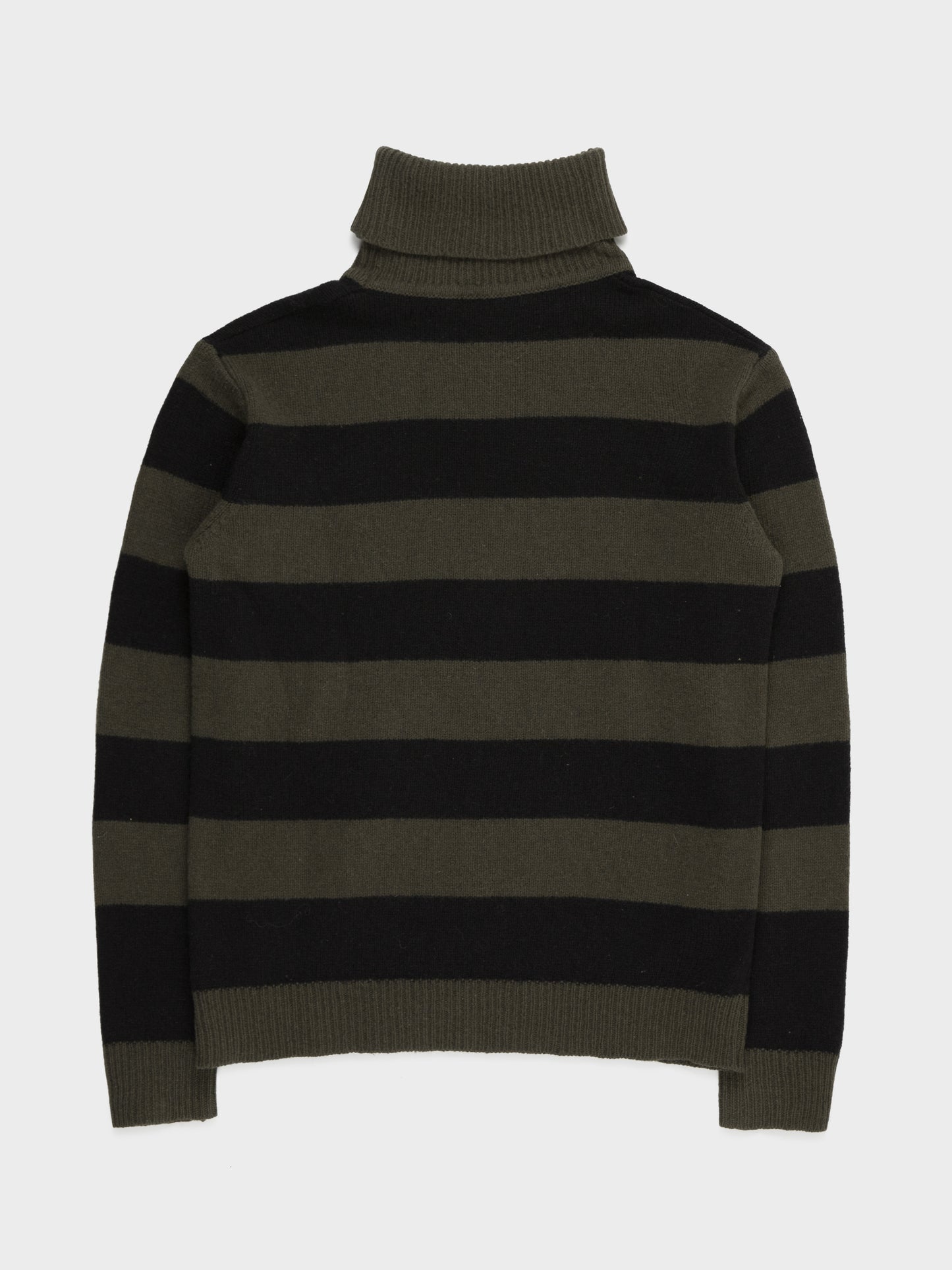 'RIOT! RIOT! RIOT!' Striped Turtleneck