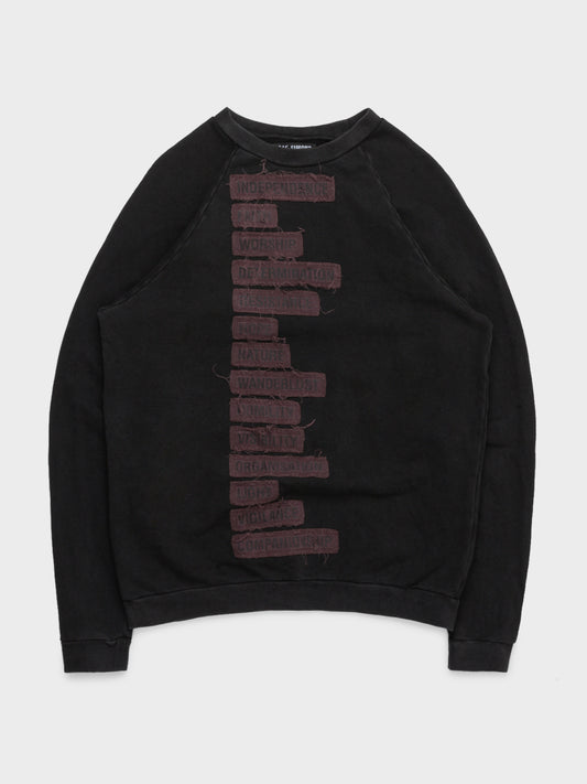 'Independence' Patchwork Crewneck Raf Simons