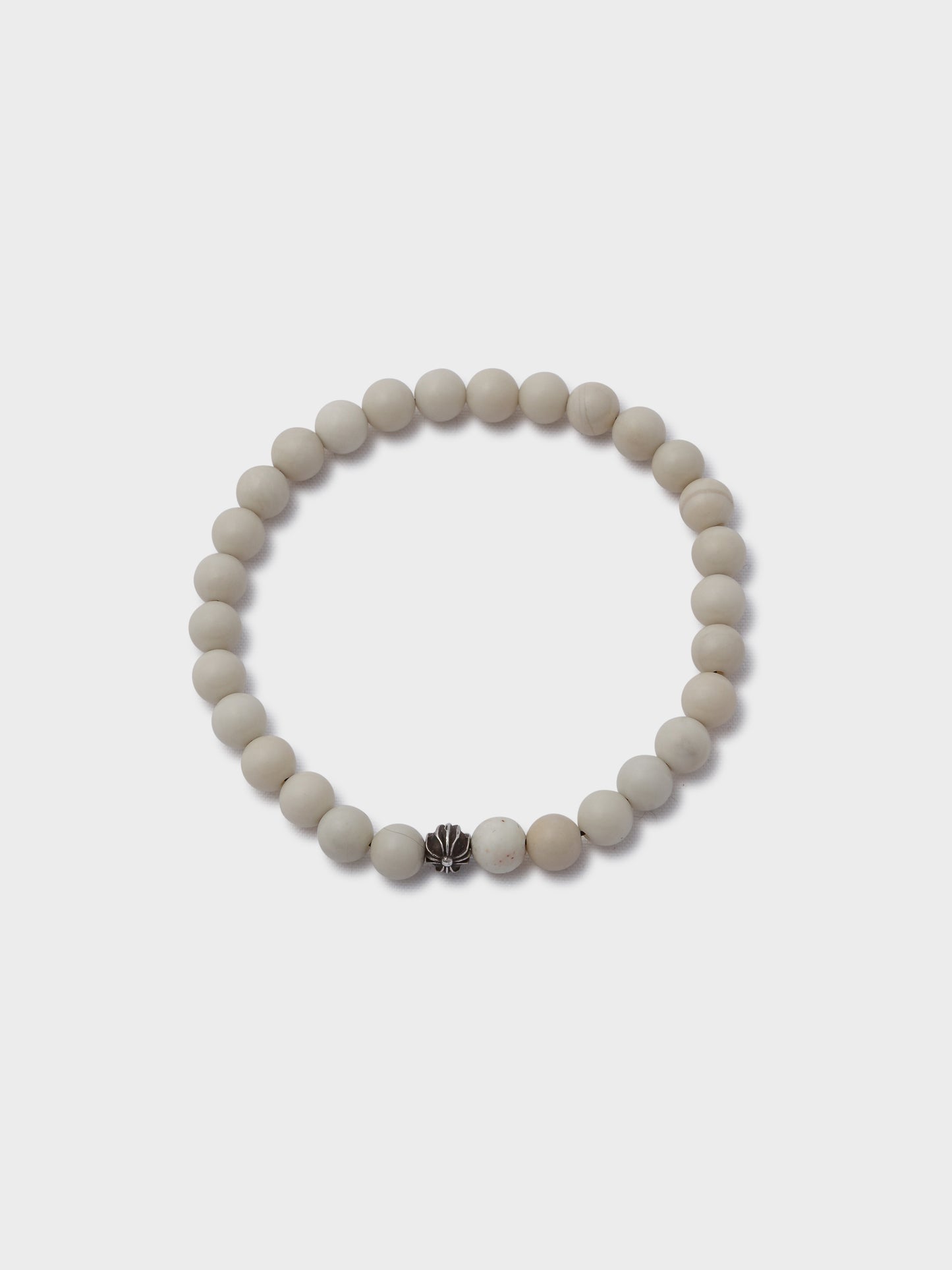 6MM Ivory Bead Bracelet