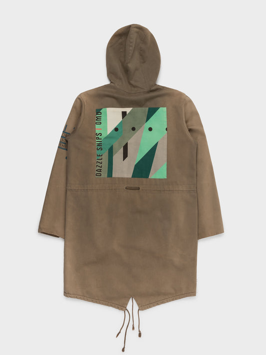 'Closer' Dazzle Ships Parka - Back