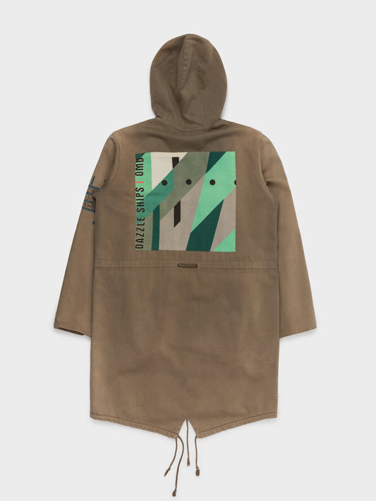 'Closer' Dazzle Ships Parka - Groupie