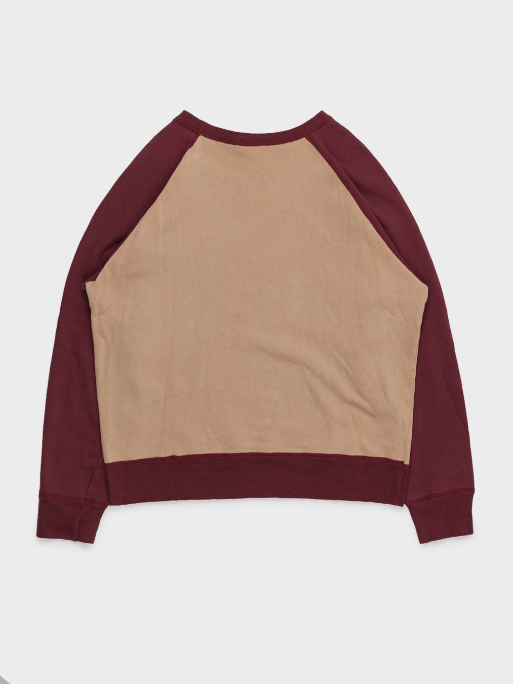 Two Tone Raglan Crewneck