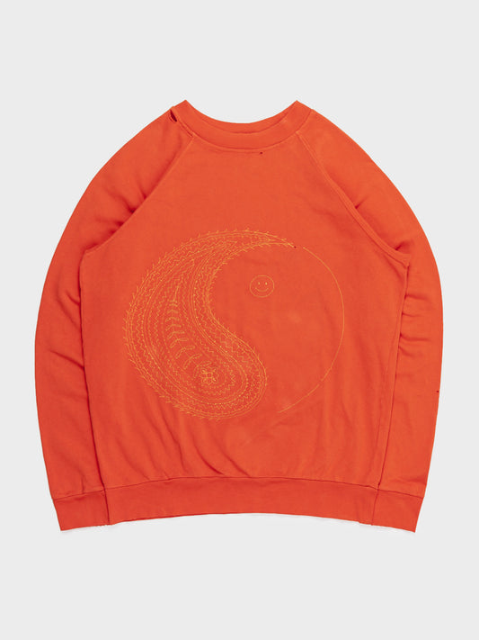 "Waves" Yin Yang Crewneck Raf Simons