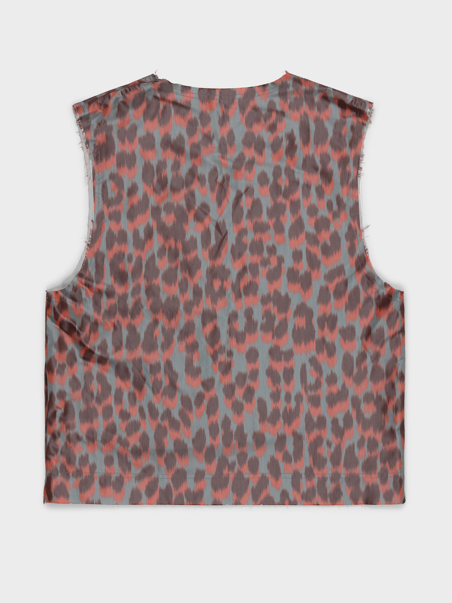 3D Cheetah Print Sleeveless Shirt