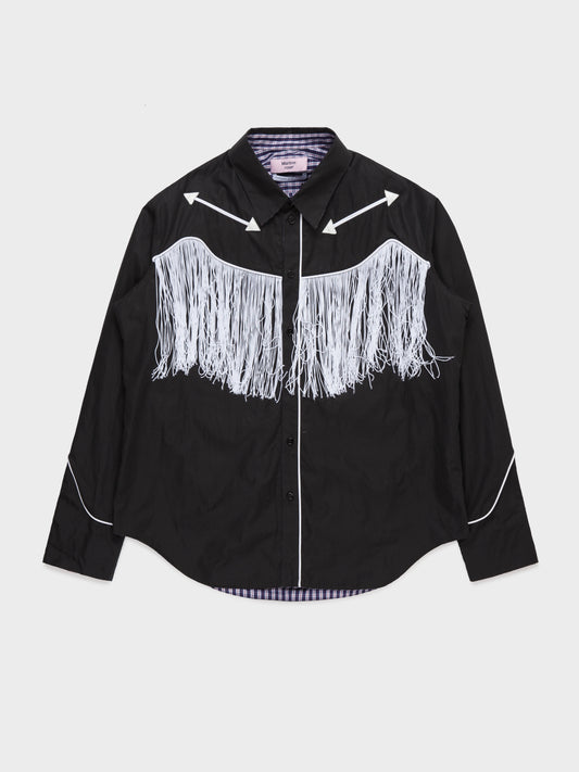 Reversible Fringe Western Shirt Martine Rose