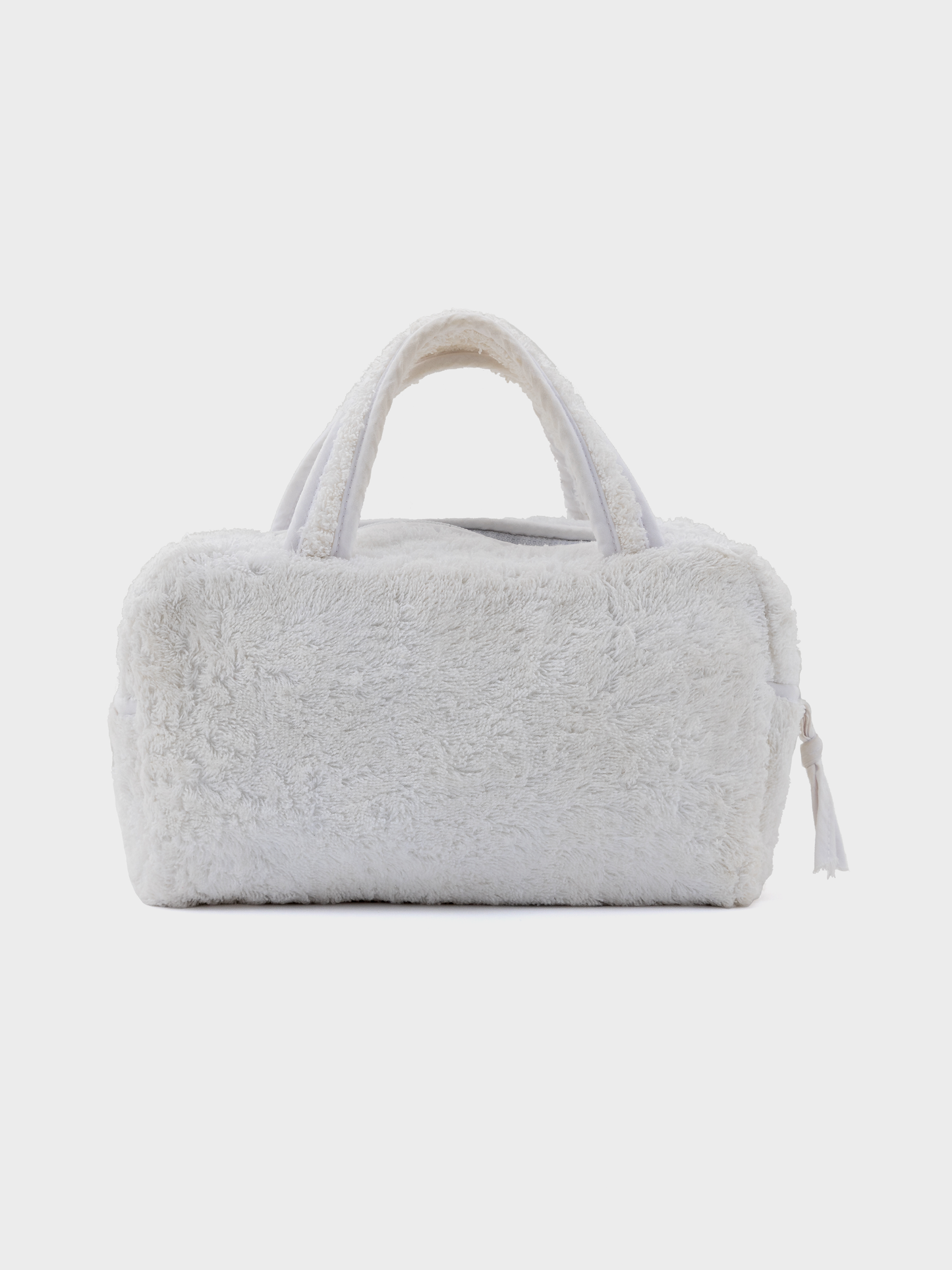 White Terry Cloth Handbag