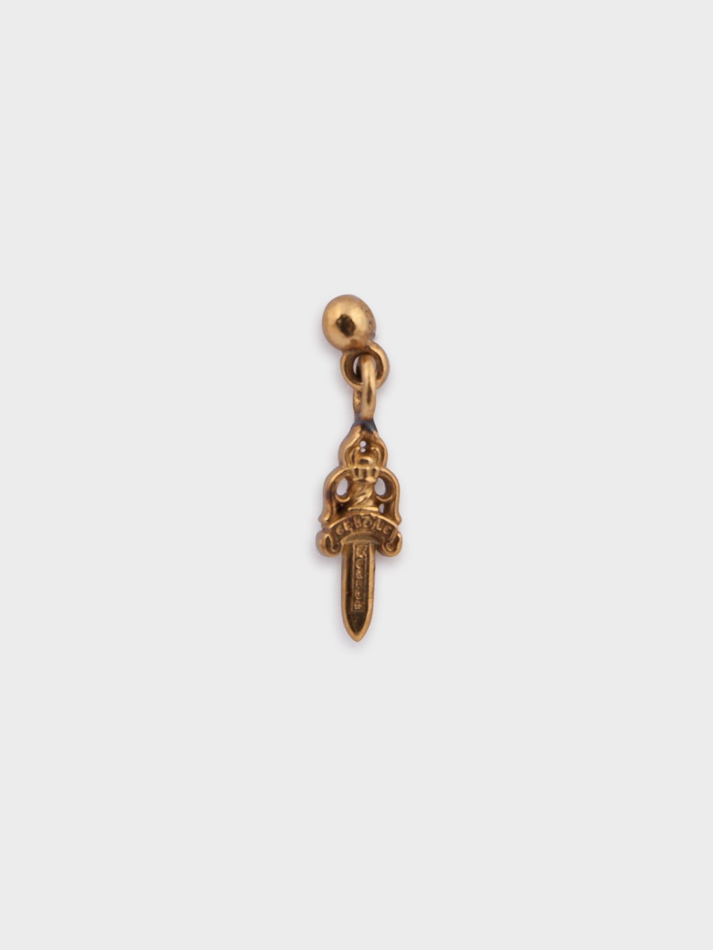 22K Dagger Earring