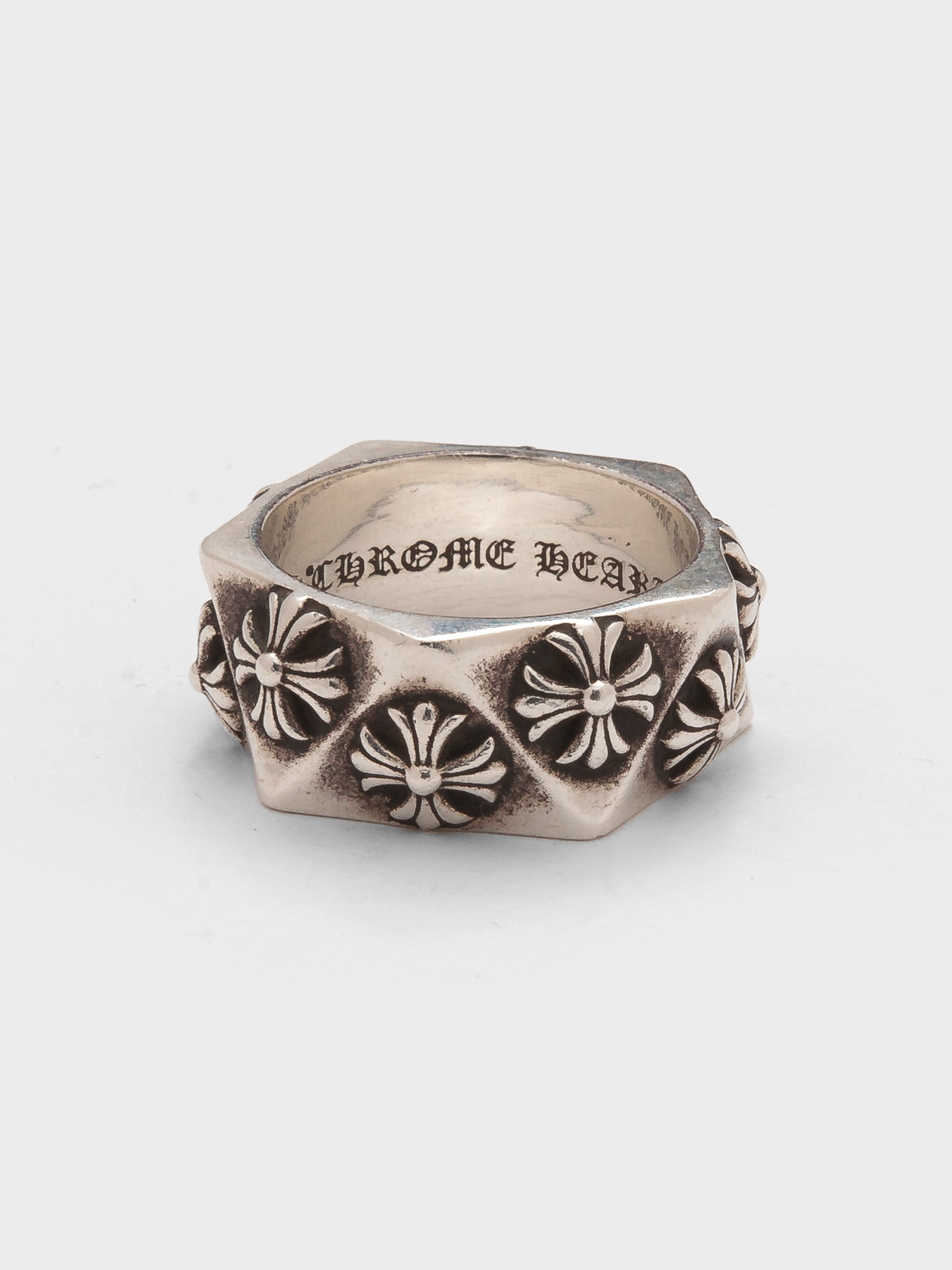 Buy Chrome Hearts Pentagon Plus Ring Online at Groupie Buy Chrome Hearts Pentagon Plus Ring Online at Groupie
