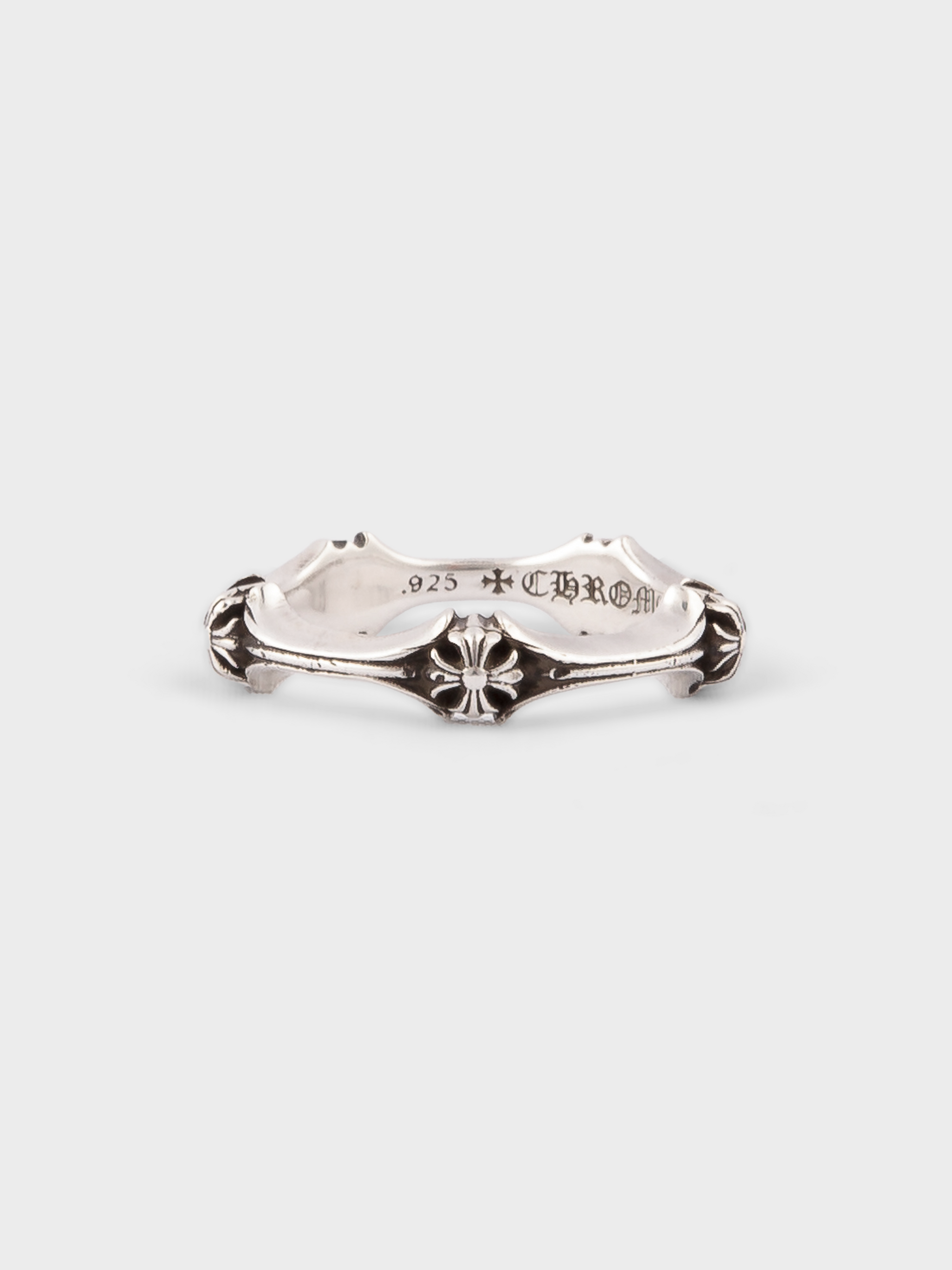 Buy Chrome Hearts Plus and Bone Ring Online at Groupie